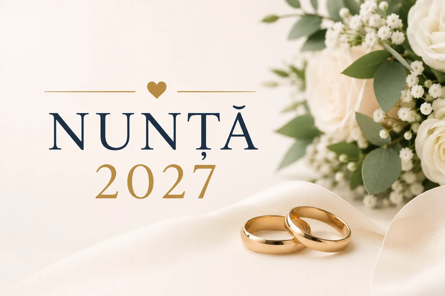 Weekenduri nuntă 2027: Cele mai bune date pentru nuntă