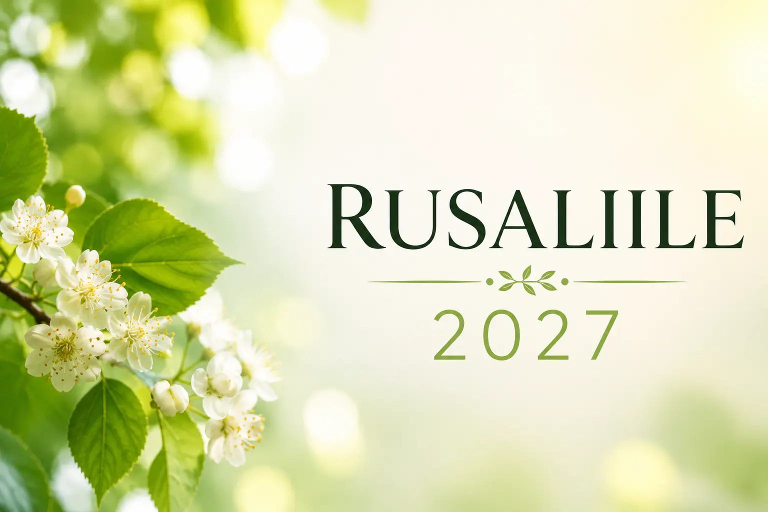 Când pică Rusaliile în 2027? Data exactă și zilele libere
